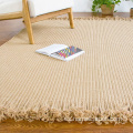 alfombra de alfombra de cáñamo de yute tejido a mano